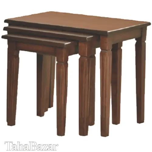 میز عسلی چوب رنگ اخوان مدل 57